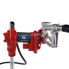 20GPM 12V Fuel Transfer Pump w/Nozzle Kit Transfer of Gasoline Diesel Kerosene