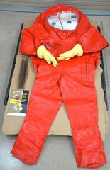 ONESuit Flash Protective Hazmat Suit NFPA 1901,2005 ed X-Large Saint Gobain SEI