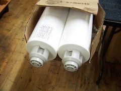 2 Rolls GBC EZLoad Lamination Roll Film NAP-LAM 1.5 miL 25″ 500 ft. 1″ Core New