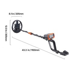 Uimoso Metal Detector for Adults with 8″ Waterproof Coil for Gold Detection