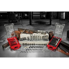 Milwaukee 49-22-5603 Metric Tap & Die PACKOUT Set w/ Hex-LOK Handle – 38 PC