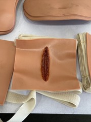 Traumatic Wound Simulation Lot Of 27 For Education Medical Plastics Laboratory