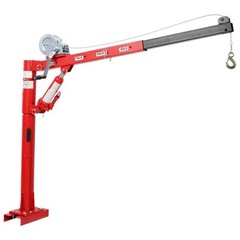 Hydraulic 1000LBS Pickup Truck Crane 360° Swivel Hoist Lift 38″-59″ for Factory
