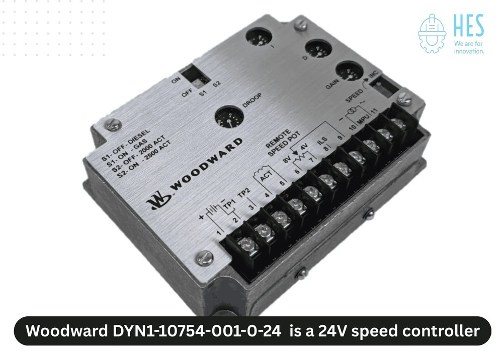 New Woodward DYN1-10754-001-0-24 Speed Controller 24V (OEM Part)