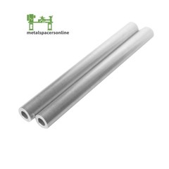 Aluminum Spacer-Tubing- 3/4″ OD x 1/2″ ID x 8″ Long–Fits M12 or 1/2″ Bolts
