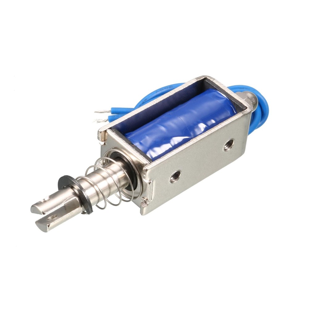 DC 12V 1A 10mm Stroke 600g Push Pull Type Open Frame Solenoid Electromagnet