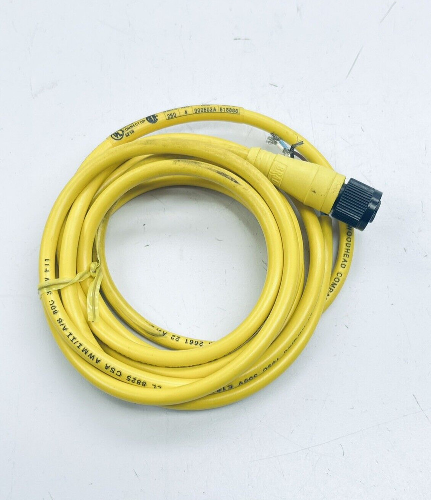 BRAD HARRISON 80400A09M020 / 80456-A MICRO-CHANGE 4-PIN FEMALE CORD SET 2-M