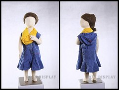 Child Flexible Bendable Full Body Form 1 years Manikin Dress Form #CH01T