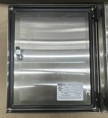 Saginaw Control SCE-12108ELJSS Stainless Steel ELJ Junction Enclosure 12”x10”x8”