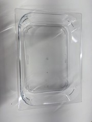 Lot of 6 | 5L Clear Polycarbonate Gelato Ice Cream Pan Commercial Food Tray