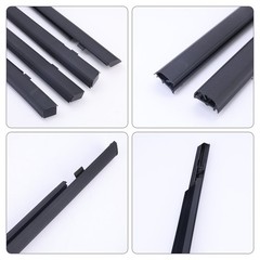 4Pcs For 2016-2021 Honda Civic Sedan Window Weatherstrip Moulding Seal Belt New