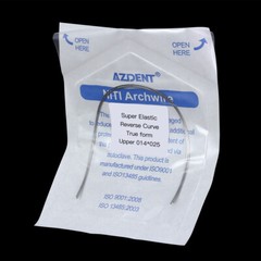 AZDENT Dental Orthodontic Arch Wire Super Elastic Niti Reverse Curve Rectangular