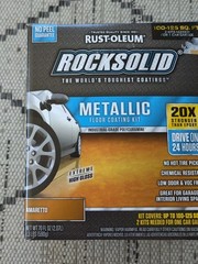 Rust-Oleum 299741 Rocksolid Floor Coating Kit – 2.1 qt