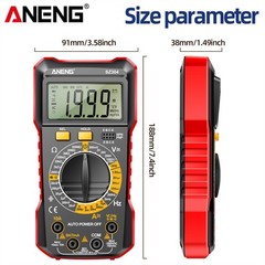 SZ304 Multifunction 1999 Counts Digital Multimeter True RMS Handheld Tester