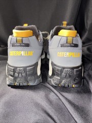 CATERPILLAR – Invader – Men’s Steel-Toe Work Sneaker – 11M Gray/White/Black