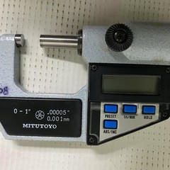 Mitutoyo Digital Micrometer 293-701 0”- 1” With Case And Replacement Pre-Owned