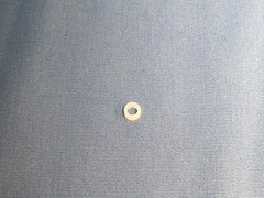 975 NEW 17W02517 Nylon Flat Washers 0.25-Inches in Diameter