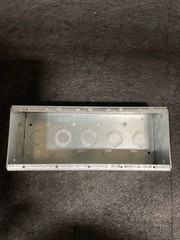 HUBBELL 694 Electrical Box 79.5 cu.in 5 Gangs, Steel, Rectangular Shape Qty 10*