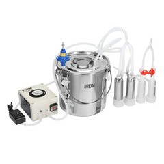 VEVOR Goat Milking Machine Goat Milker 6 L 304 Stainless Steel Bucket for Cows