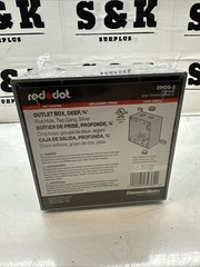 RED DOT 2IHD5-2 2-GANG UNIVERSAL WEATHERPROOF BOX WITH MOUNTING LUGS