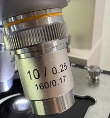 OMAX M82E Binocular Compound Microscope LED Mechanical Stage 4X 10X 40X 100X