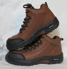REEBOK MENS TIAHAWK WORK BOOT US 7.5 W (WIDE) BROWN COMP TOE F2413 EH WP NIB