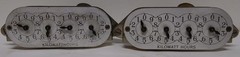 2 VINTAGE KILOWATT WATT HOUR METERS, R-600 & R-1200 INDUSTRIAL GAGES