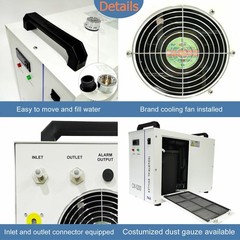 S&A CW-5200DH Water Chiller For 150W Laser Cutter Engraver CNC 110V
