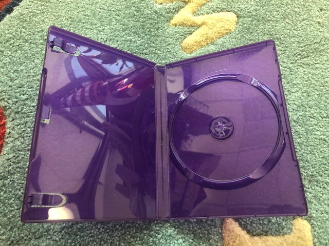 3 New Microsoft Kinect 14mm Clear Purple XBox Game DVD Case, PSD12KINECT
