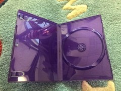 3 New Microsoft Kinect 14mm Clear Purple XBox Game DVD Case, PSD12KINECT