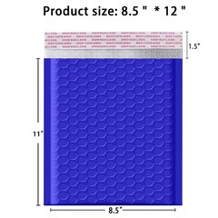#2 8.5×12 .8.5×11 Poly Bubble Mailer Padded Envelope Bag Premium Navy Blue