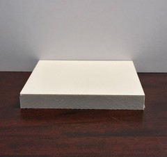 HDPE Marine Board Plastic Sheet – 1/2″ Thick (12mm) – White – 12″ x 27″