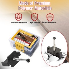 Hidden Deck Fasteners for Composite Decking Board, Universal Hidden Fasteners…