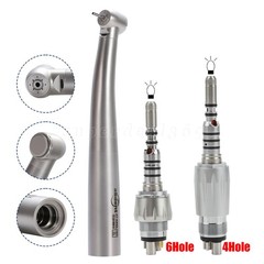 Dental Fiber Optic Turbine Handpiece Fit KAVO MULTIflex LUX LED Coupler 4/6Hole