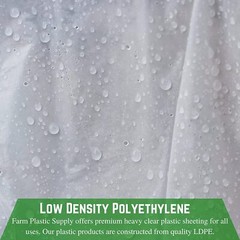 Poly Cover – 10 Mil Clear Plastic Sheeting