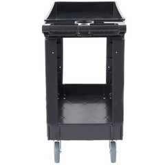 Uimoso Utility Service Cart Rolling Cart 2 Shelf 550LBS with 360° Swivel Wheels