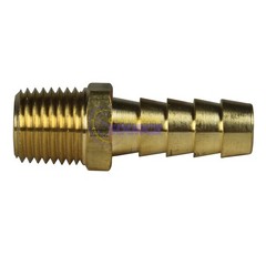 3/8″ X 1/4″ MNPT Brass Air Hose Barb Fitting For 3/8″ Hose