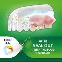 Super Poligrip Zinc Free Denture and Partials Adhesive Cream, 2.4 Ounces, 4 Coun