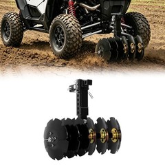 20” Rear Disc Harrow 6 pieces Disc Plow Adjustable Heavy Duty Durable Universal