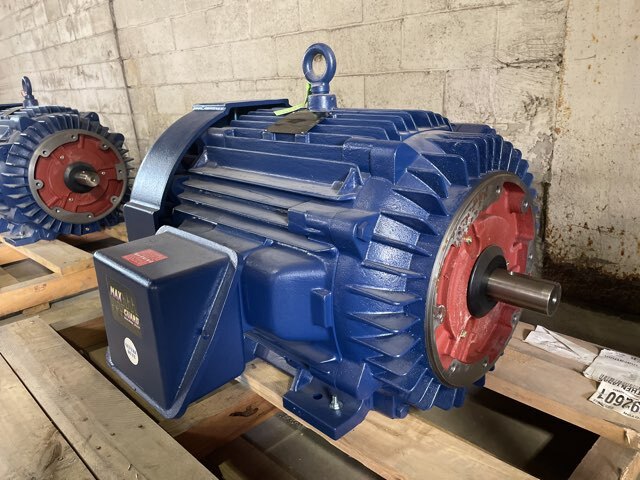 150 HP Marathon AC Electric Motor 1800 RPM Fr 445TSCZ TEFCBB 460 V New