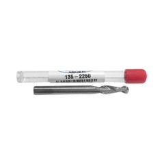 1/4″ (.250″) 2 FLUTE CARBIDE BALL END MILL 135-2250 USA Free Shipping