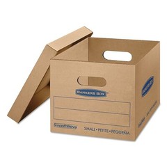 20 Pack Clear Moving Boxes Small with Lift Off Lid and Reinforced Handles
