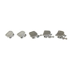 Dental Orthodontic Metal Bracket Braces Roth MBT 018 022 345 Hooks MIM Mini Twin