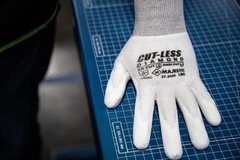 Majestic 37-3435 Cut-Less Dyneema Glove MED White 12 Pairs for Automotive