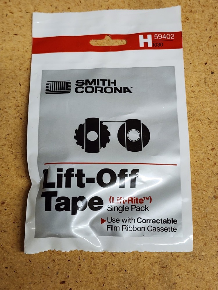 NEW Smith Corona Print Wheel Lift Off Tape H59402 1030 Ribbon Single Pack