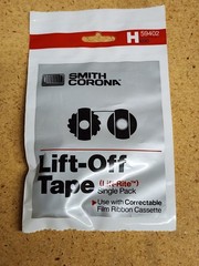 NEW Smith Corona Print Wheel Lift Off Tape H59402 1030 Ribbon Single Pack
