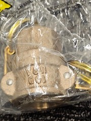 (QTY 2) PT Coupling 10B Aluminum Groove and Cam Lock Stainless Steel