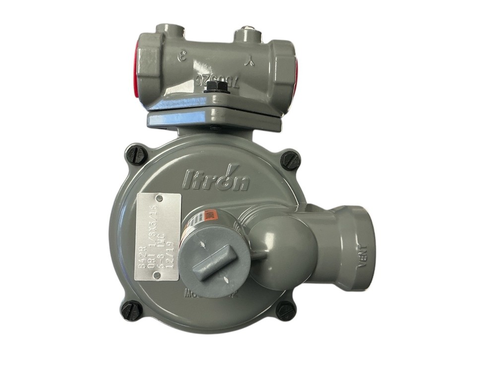 Itron B42R Gas Pressure Regulator 3/4″x3/4″ 6-8″ W.C. Spring Orifice 1/8″x3/16″