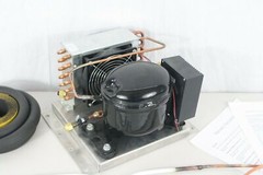 12/24v Conversion icebox to fridge with 39×10″ plate *No gas No Wiring* R134A