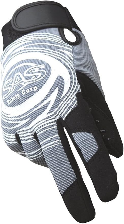 SAS Safety 6314 Mechanic’s Material Handling Safety Gloves, Gray, X-Large
